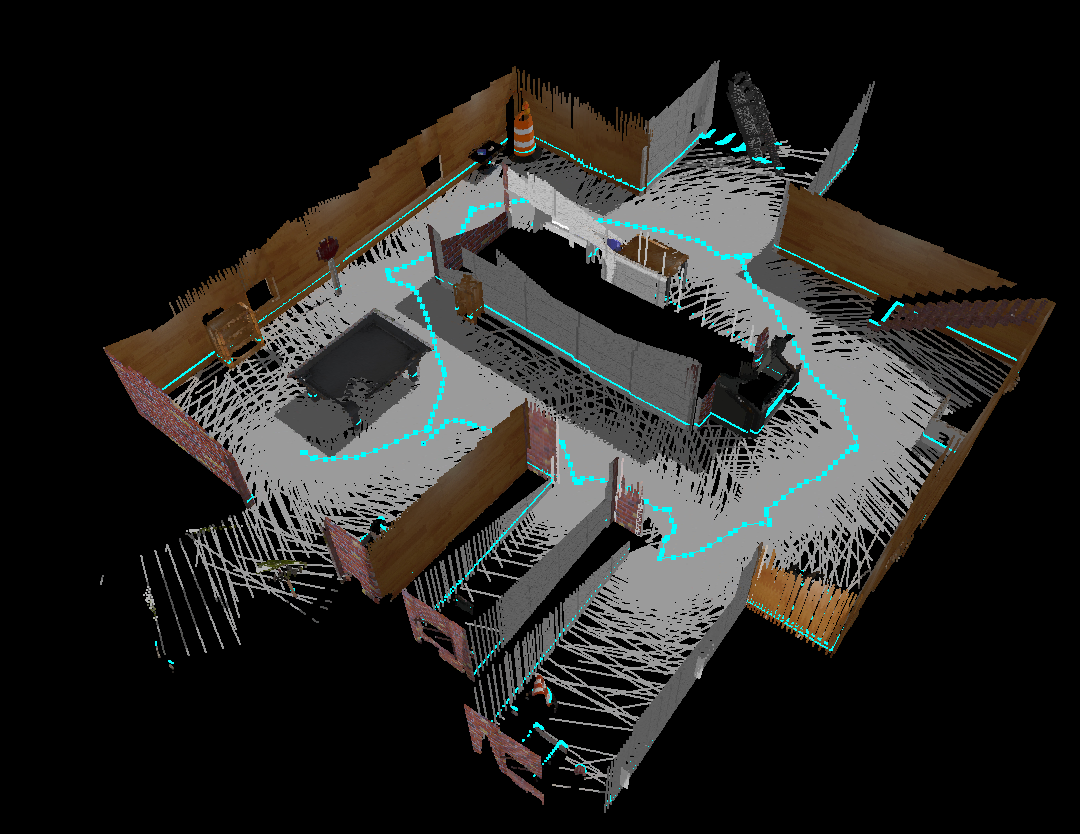 Rtabmap for custom environment 3D